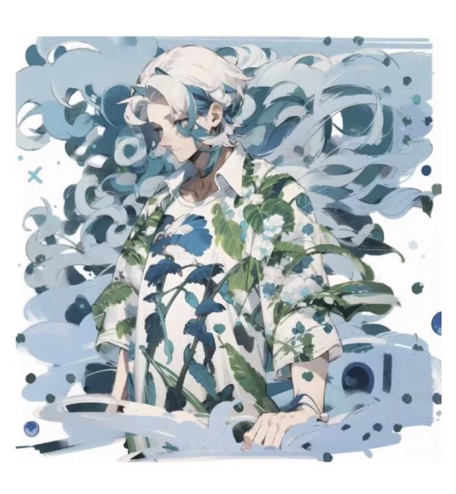学长刚蝈微信艺术二维码